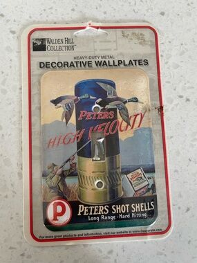 Walden Hill Collection Peters High Velocity Shells Switch plate Remington New